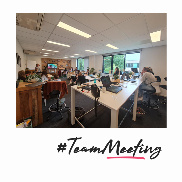 Teammeeting juni Post about a teammeeting